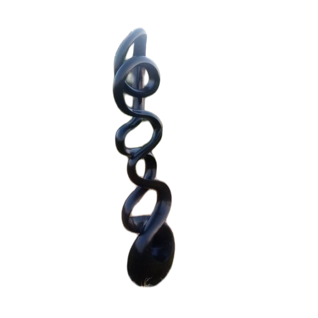 Whispers of the Past - Stone Sculpture Made of Springstone by Livingstone Matambo | Zimbabwe