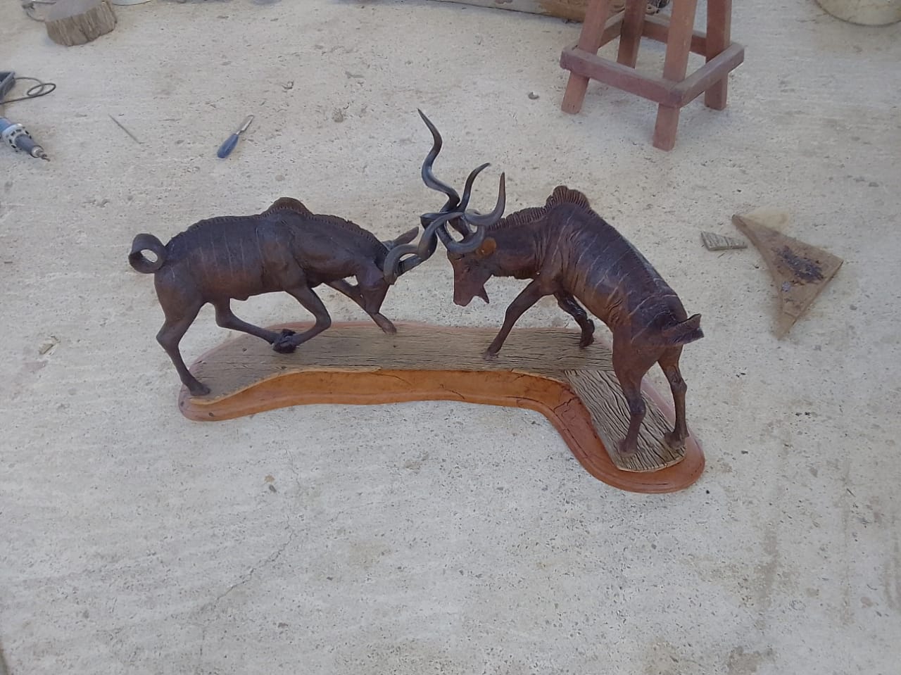 Antelope, Eland & Kudu Collection : Carved from Ironwood by Killian Torovasei | Zimbabwe