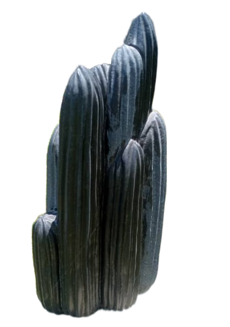 Cactus Plant - Springstone Sculpture by Abel Bumhira | Zimbabwe