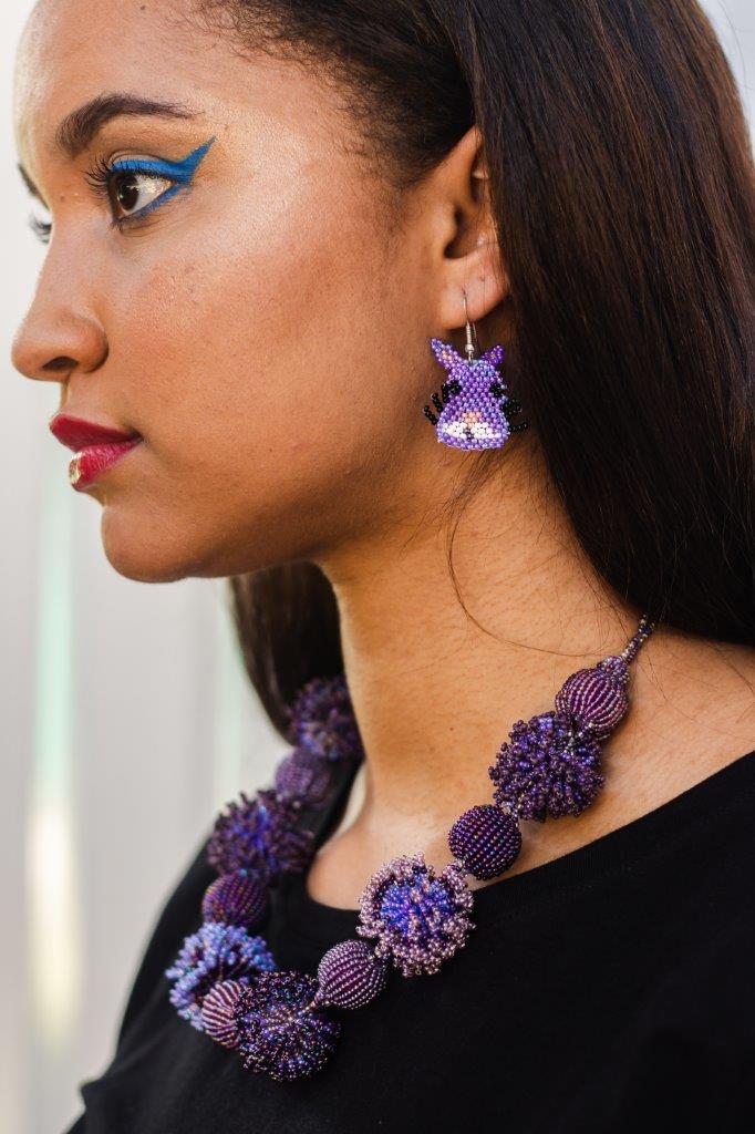 Jewellery Gift Set: Purples by Nokuthula | South Africa