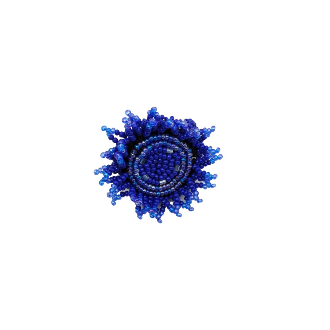 Spiky Sunflower Beaded Ring | South Africa