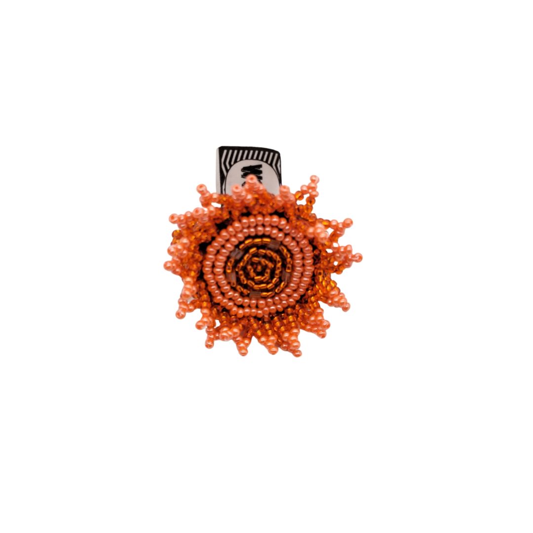 Spiky Sunflower Beaded Ring | South Africa